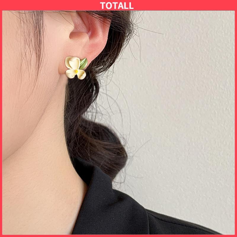 COD Anting bunga gardenia Simple Untuk Wanita Gaya Korea-Totall