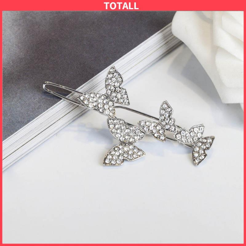 COD Jepit Rambut Butterfly Hairpin Elegance Shining Untuk Korea Fashion-Totall