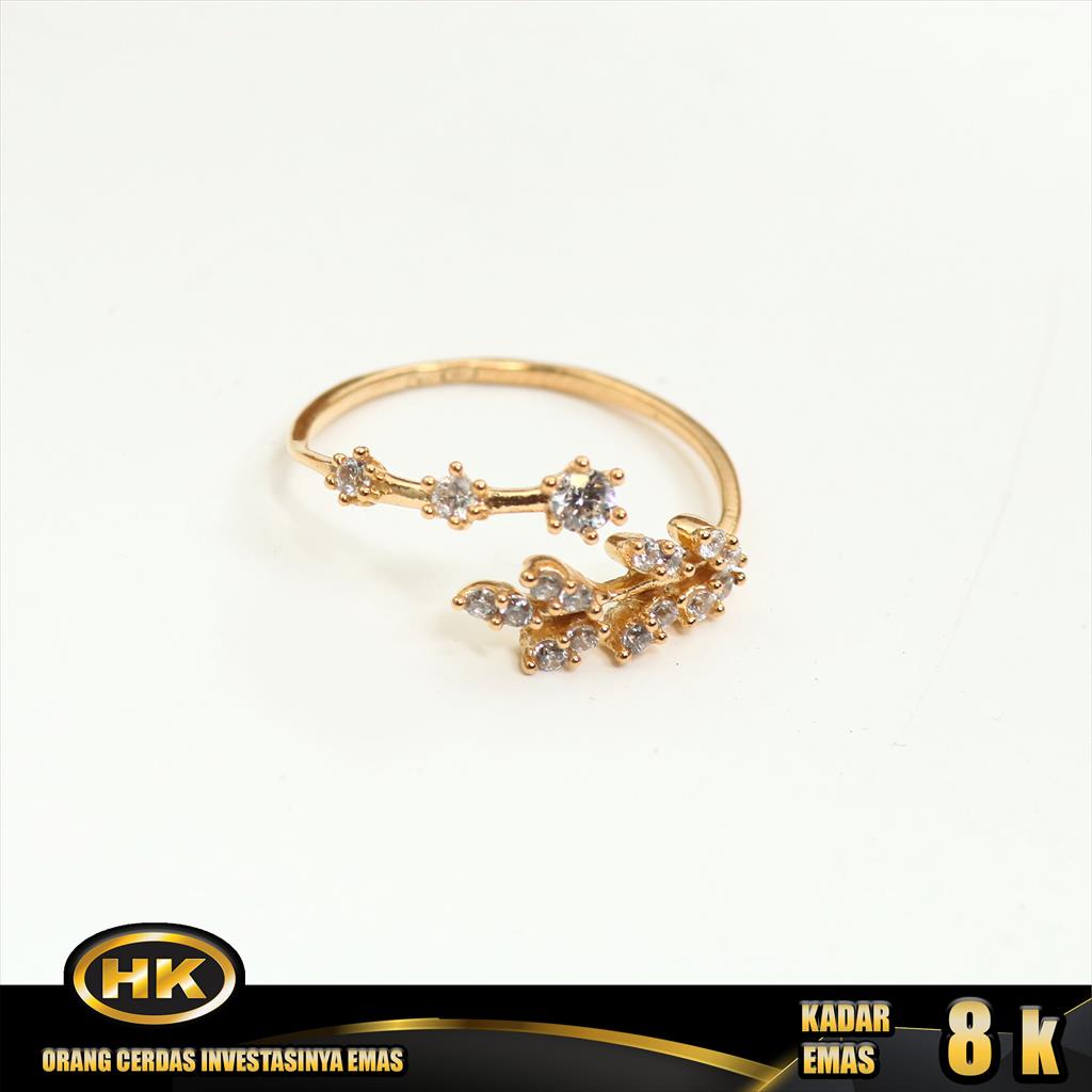 HK Mustika Gold - Cincin Emas 8K - Type 212