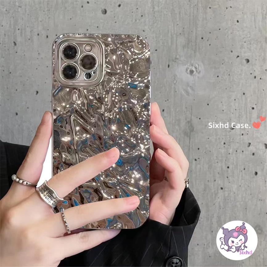 Realme C55 C33 C30 C35 C15 C11 C25Y C21Y C25 C12 C3 C20 9i 8i 6i 5i Narzo N55 50A 50i Prime Mewah Electroplated Aluminium Kertas Kaleng Phone Case Pelindung Kamera Shockproof Cover