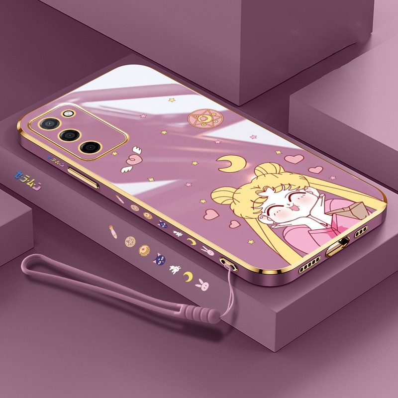 【Hot Sale】Untuk Samsung A31 A32 A33 A50 A50S A30S A51 A52 A52S A53 A70 M32 M40S 4G 5G Cute Sailor Mo