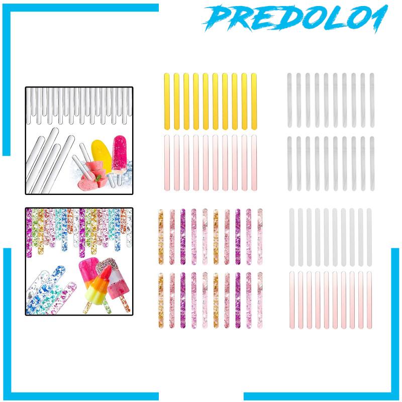 [Predolo1] 20pcs Stik Es Krim Stik Reusable Untuk Dapur Kerajinan Tangan DIY