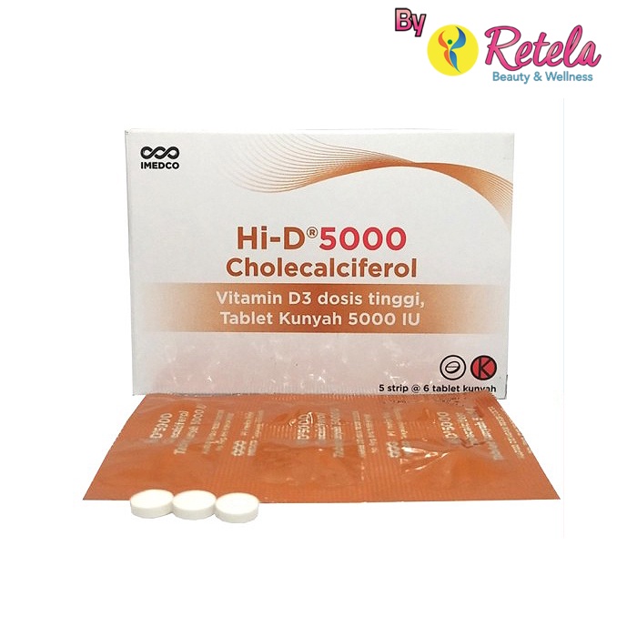 HI-D 5000 1 STRIP 6 TABLET