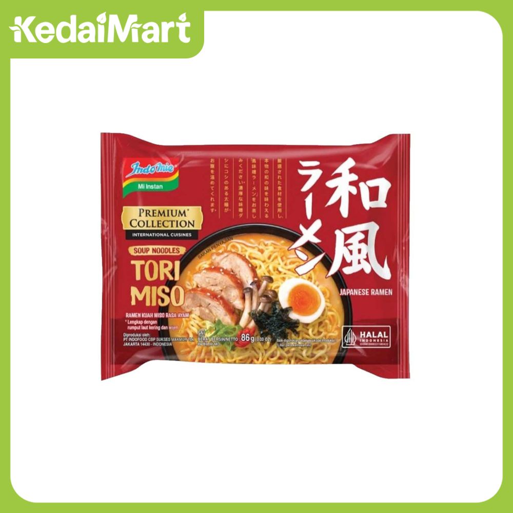 

Indomie Premium Japanese Tori Miso Ramen Pcs