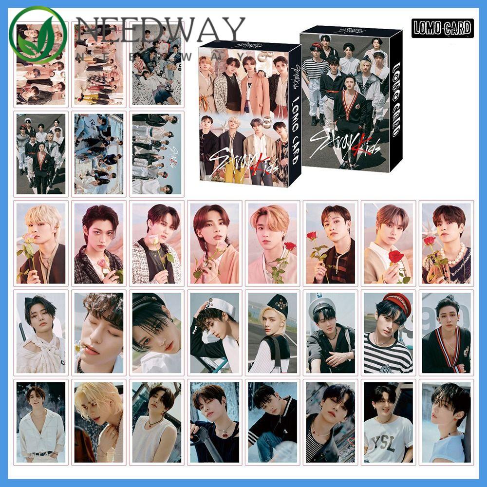 Needway  Straykids Postcards Lee Tahu 1.N Han Felix Seungmin Hyun jin Changbin Bang Chan HD Cetak Grup Cowok Postcards