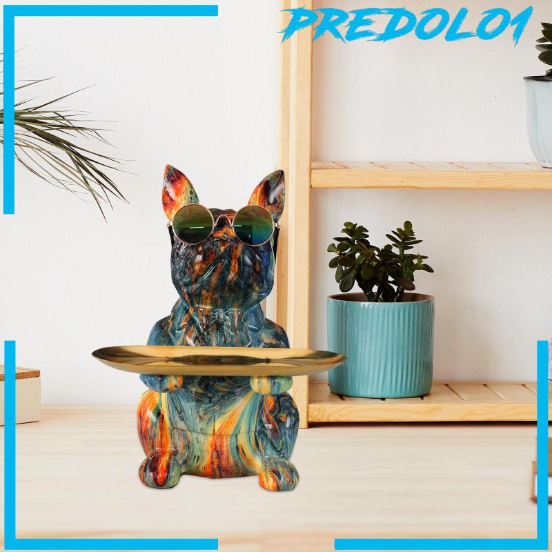 [Predolo1] Nampan Penyimpanan Patung Anjing Ornamen Modern Nampan Buah Untuk Rumah Toko Ruang Tamu