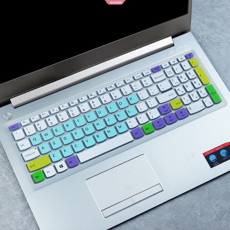 Cover Keyboard Silikon Untuk Lenovo 310-15 V110-15IKB V310-15ISK 15.6 inch Touch ID Gradient Colorful Keyboard Film [ZXL]