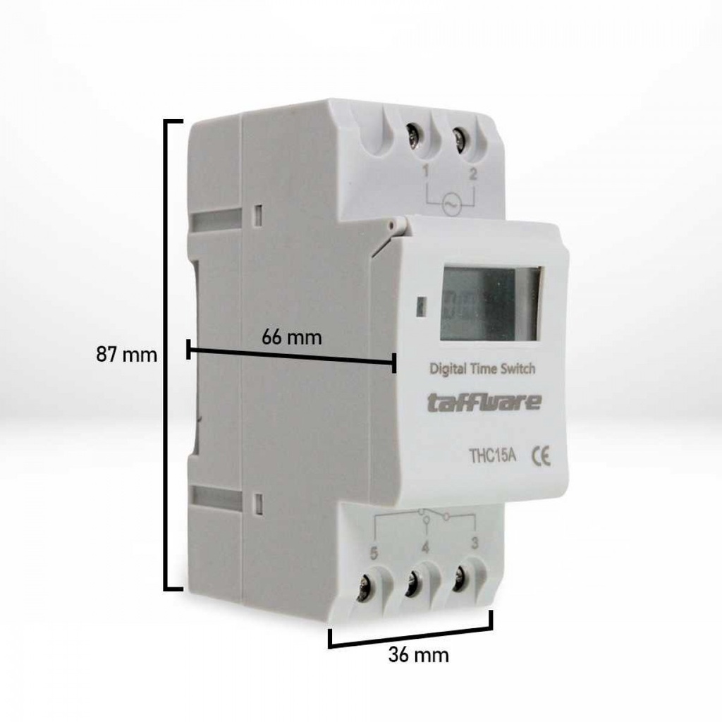 Saklar Listrik Otomatis Timer Programmable Time Switch Relay 16A 220V