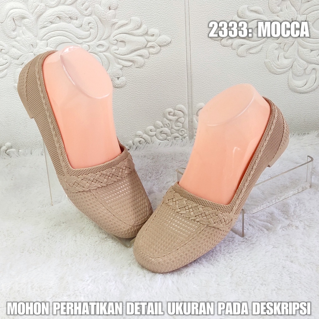 Sepatu Flat Wanita 2333 Sepatu Karet Perempuan AntiAir SPTFW