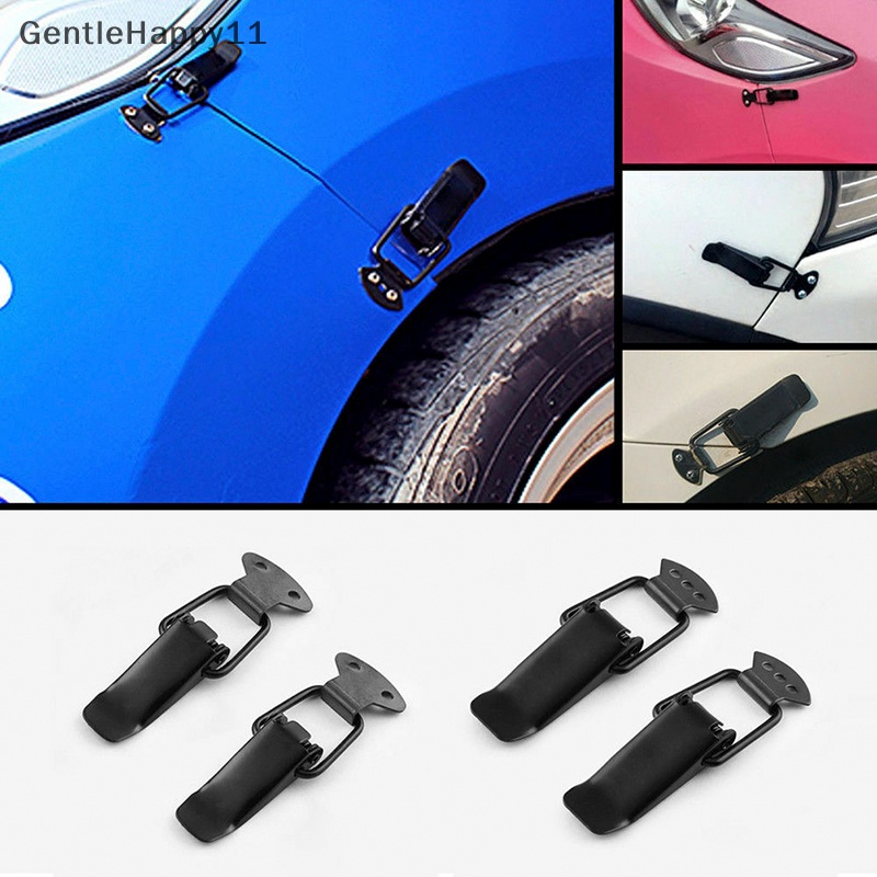 Gentlehappy 2X Universal Bumper Security Hook Quick Release Pengikat Kunci Klip Kit Mobil Truk id