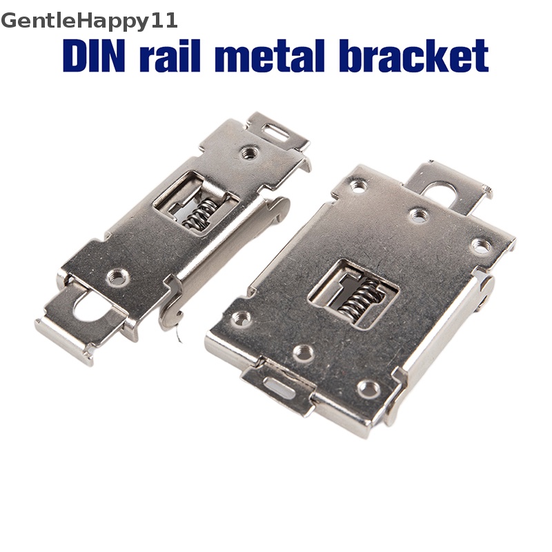 Gentlehappy 35mm DIN Rail Moung Tetap Gesper Snap Klip Penjepit Untuk DA AA DD VA VD LA Fase Tunggal Solid State Relay SSR id