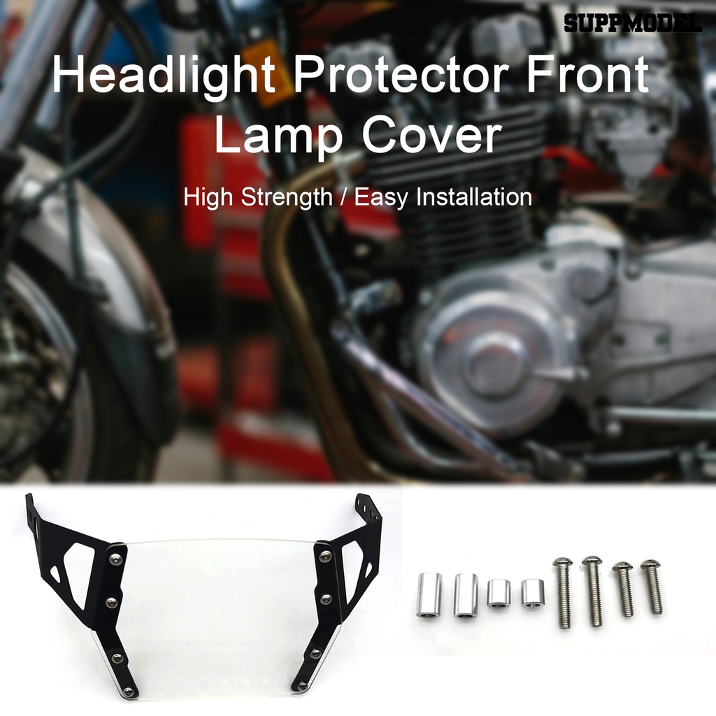 [SM Auto] 1set Cover Lampu Depan Tahan Karat Kekuatan Tinggi Modifikasi Perlindungan Anti-Oksidasi Pelindung Lampu Depan Motor Portabel Cover Untuk SUZUKI V-STROM 1050XT