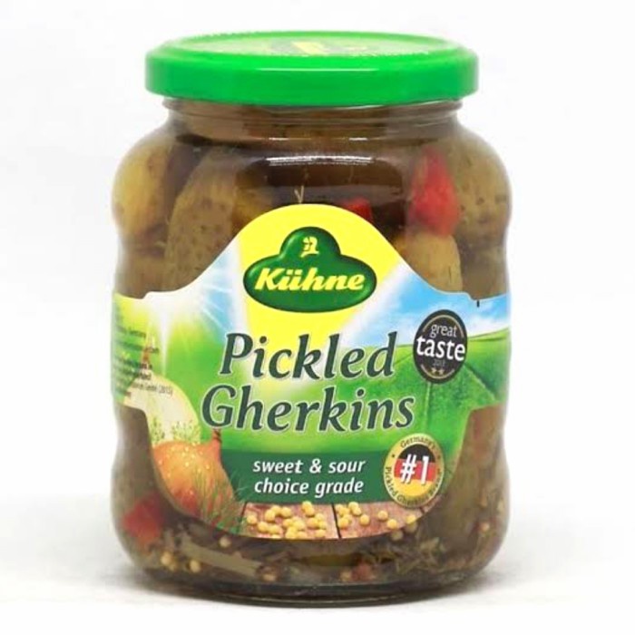 kuhne pickled gherkins 370gr/acar ketimun FM