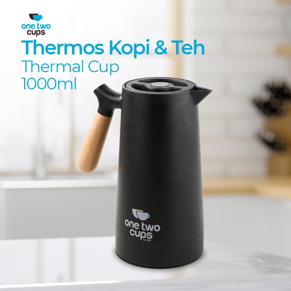 One Two Cups Termos Air Teko Pitcher Kopi Teh Thermal Cup 1L - LS-029