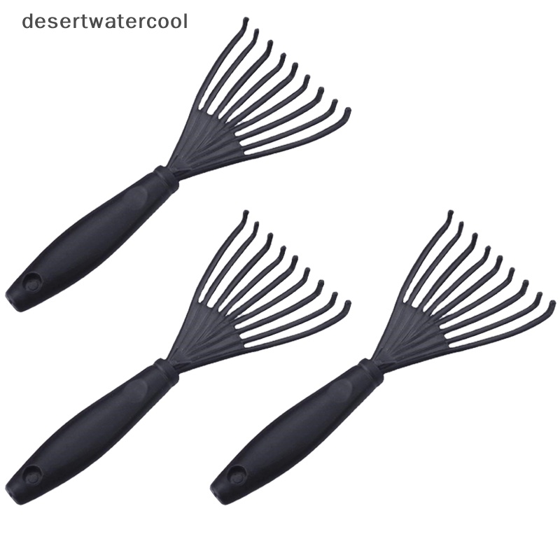 Deid 3Pcs /set Pembersih Plastik Gagang Dapat Dilepas Pembersih Alat Sikat Rambut Sisir Mini Martijn