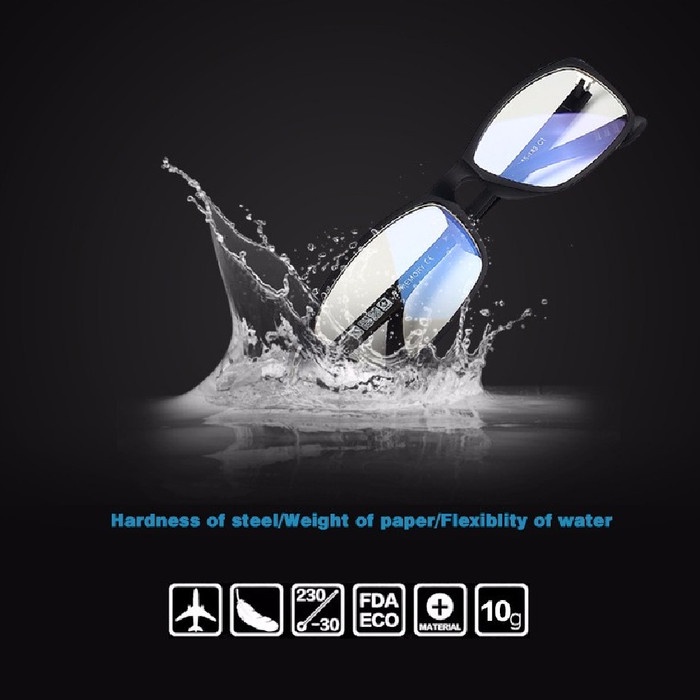 Kateluo Kacamata Anti Radiasi Komputer & Gadget Pria Wanita 13025 - Ungu