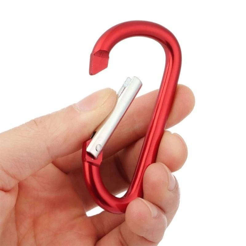 Gantungan Kunci Carabiner Alloy Mini Alluminum/Outdoor Camping D-ring Buckle Spring Carabiner Snap Hook Clip Keychains