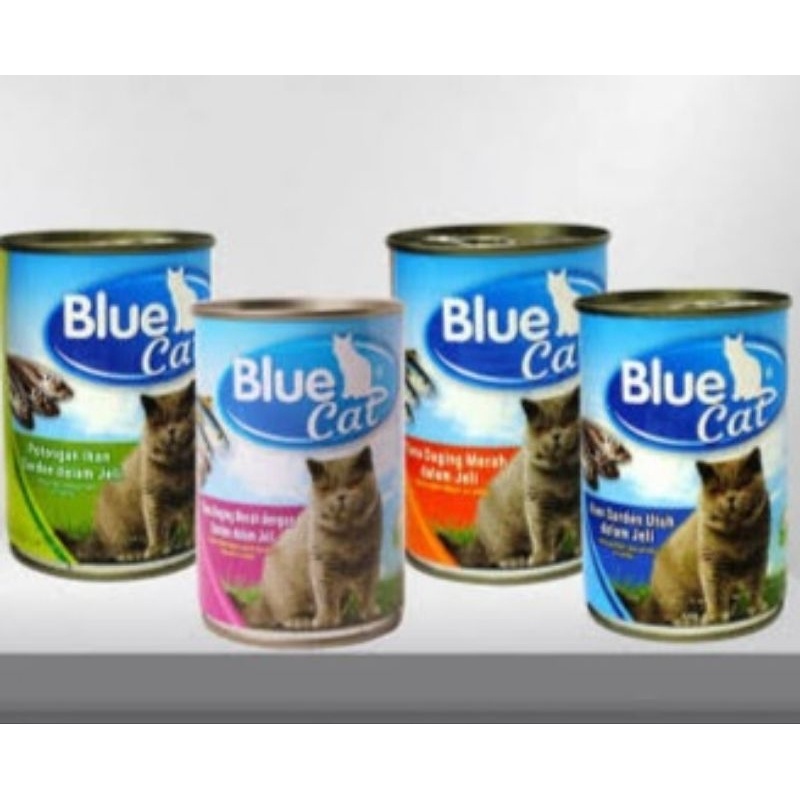 Blue Cat Wetfood Kaleng 400 G Can Makanan Basah Kucing Anakan Dewasa