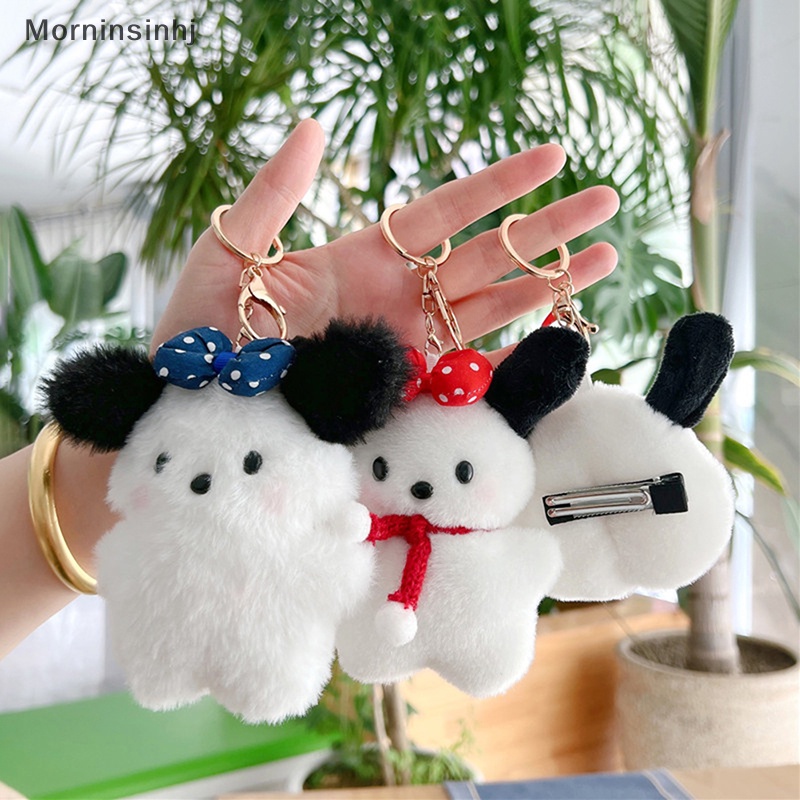 Mornin Tokoh Anime Kawaii Pochacco Plushie Boneka Liontin Gantungan Kunci Kartun Lucu Boneka Binatang Lembut Mainan Mewah Keychain id