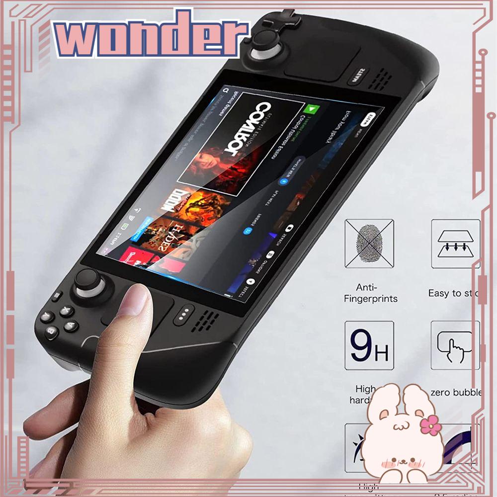 Wonder Tempered Film 1/2PCS Aksesoris Layar HD Konsol Game Untuk Steam Deck Tempered Glass Untuk Steam Deck
