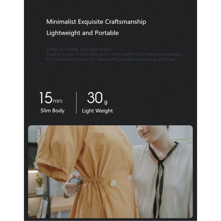 86 DUKA SMALL Q - 8-in-1 Smart Electronic Ruler - Penggaris Elektronik