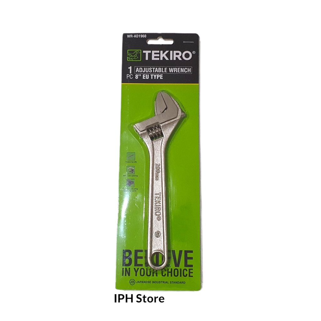 Kunci Inggris / Adjustable Wrench Tekiro WR AD 19xx (EU TYPE)