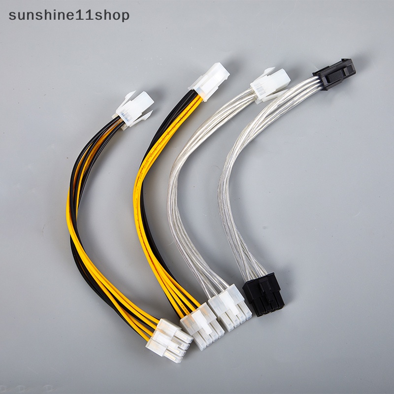 Sho Kabel Listrik 4Pin Ke 8Pin Motherboard Komputer CPU Power Cord Extension Cord Kabel Konverter Daya Untuk Komputer N