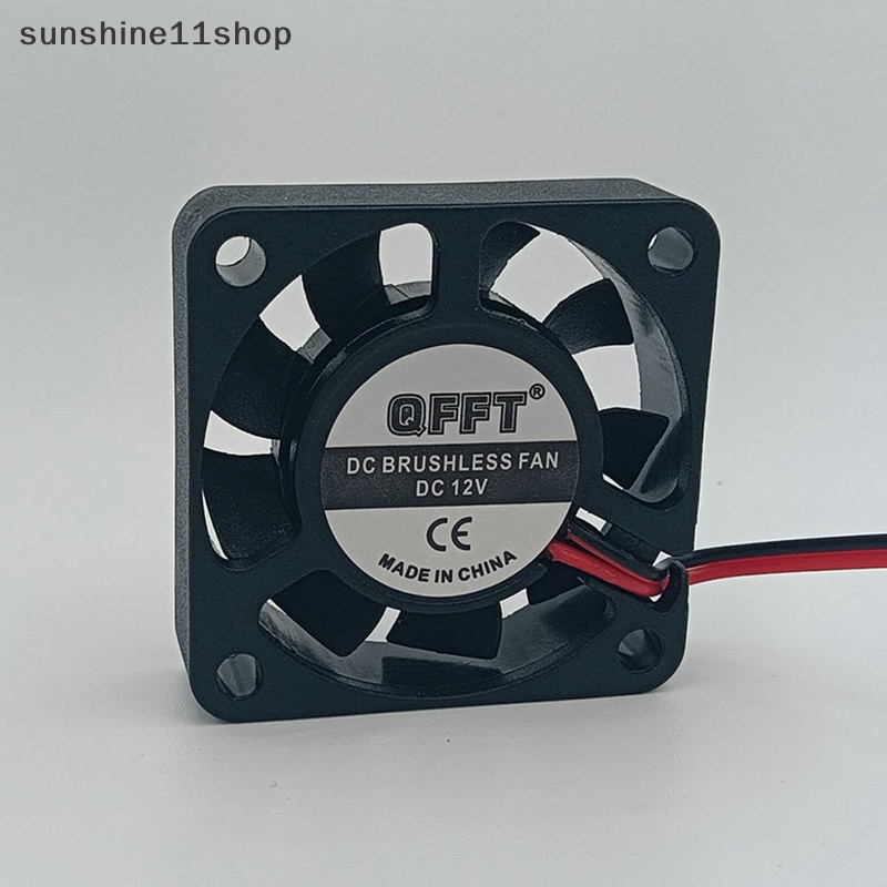 Sho 40mm*40mm*10mm 5V 12V Mini Laptop DC Brushless Cooling Fan 2PIN PC Komputer Case Pendingin N