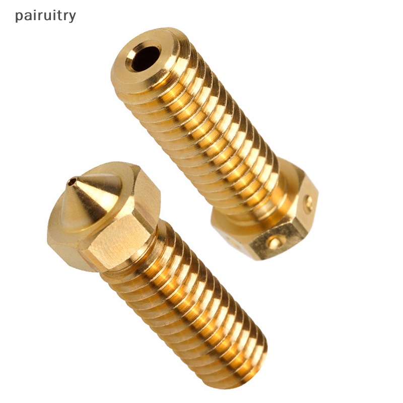 Prt 0.4 /0.6 /0.8 /1.0 /1.2mm Volcano Nozzle Brass Nozel Print Head Untuk Ender Printer PRT