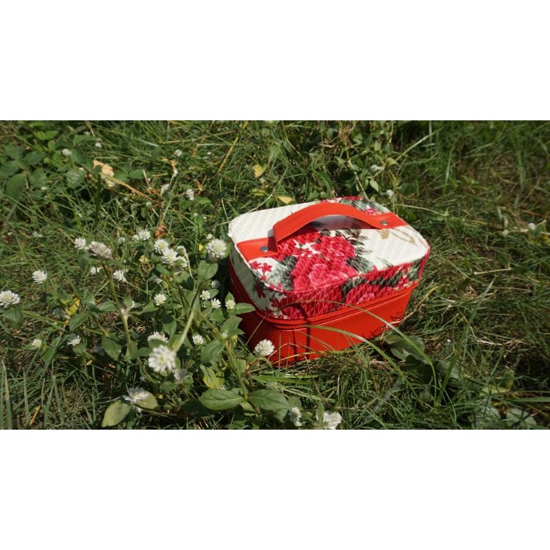 tas henna / box Henna / Traveller Beautycase / Case makeup / Travel Tas Kosmetik Pouch