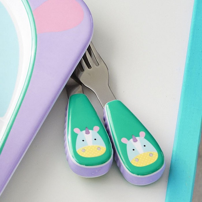 Skip Hop Kids Zoo Utensils - Unicorn | Sendok Garpu Anak