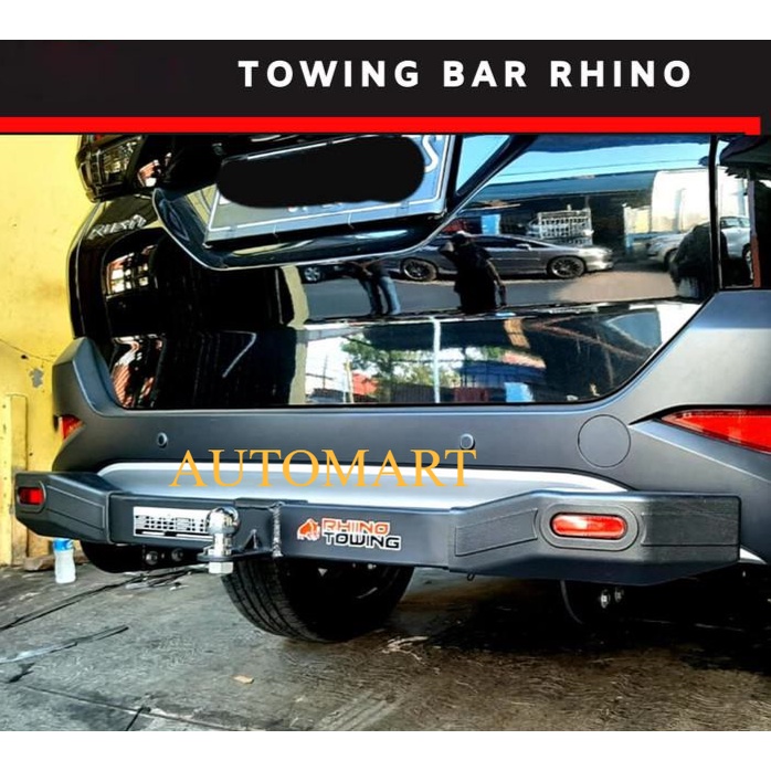 Paket Tanduk Towing Bumper RUSH TERIOS New Depan Belakang RHINO Besi
