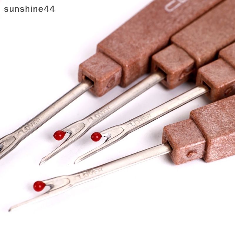 Sunshine Clover Steel Gagang Plastik Craft Cutter Seam Ripper Stitch Seni Jahit ID