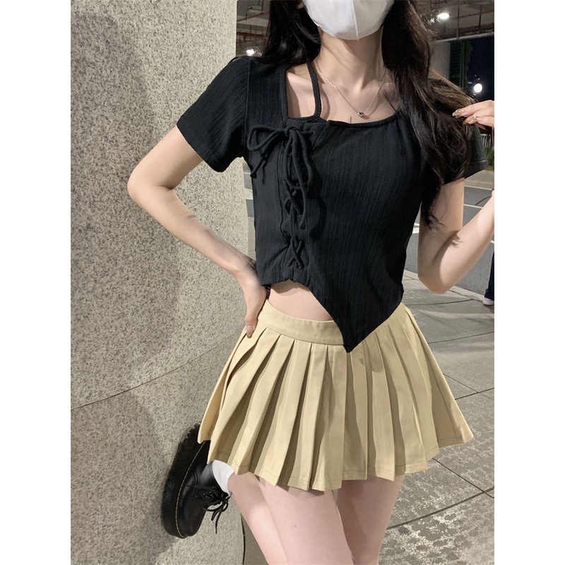 Terbaru Baju Atasan Wanita Lengan Pendek Summer Crop Top