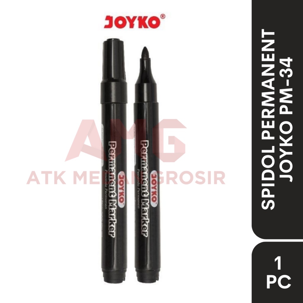 

SPIDOL PERMANENT JOYKO PM-34 TINTA HITAM PER PCS