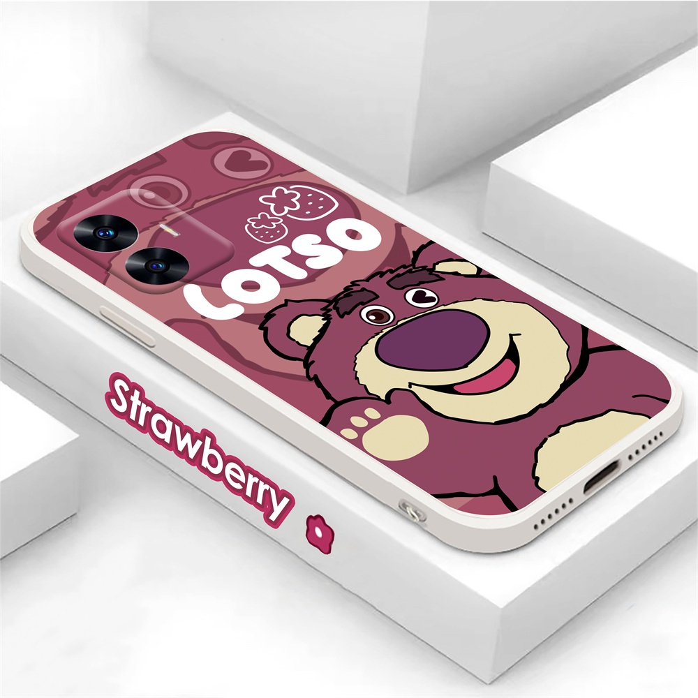 Redmi A2 A1 Note12 4G Note12 Pro Poco X5 11S 11 Pro Redmi 10C 10A 9C 9T Note10 5G Note 10S Note 9s Poco F4 GT M3 Pro X3 Pro NFC Manyo Strawberry Bear Lotso Soft Silicone Phone Case Binteacase