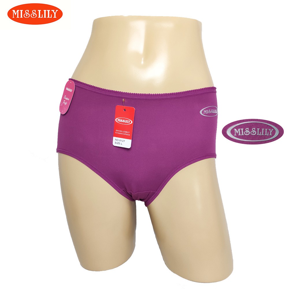 Celana Dalam Wanita Super Soft Misslily 8127 L XL XXL XXXL Original Miss Lily Cd Comfort Halus 3XL D