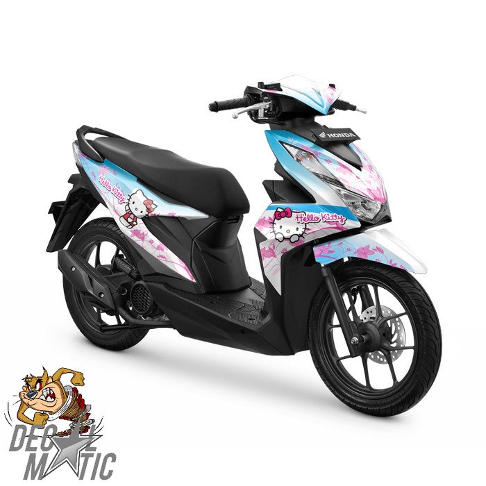 Stiker Beat Full Body Decal Full body Beat FI Deluxe 2020 2021 2022 2023- Hello Kitty 5