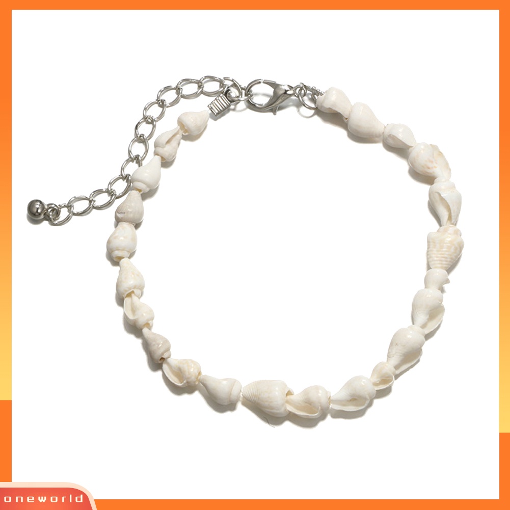 [WOD] 2pcs /Set Wanita Bohemia Shell Kaki Rantai Gelang Kaki Ankle Bracelet Barefoot Jewelry