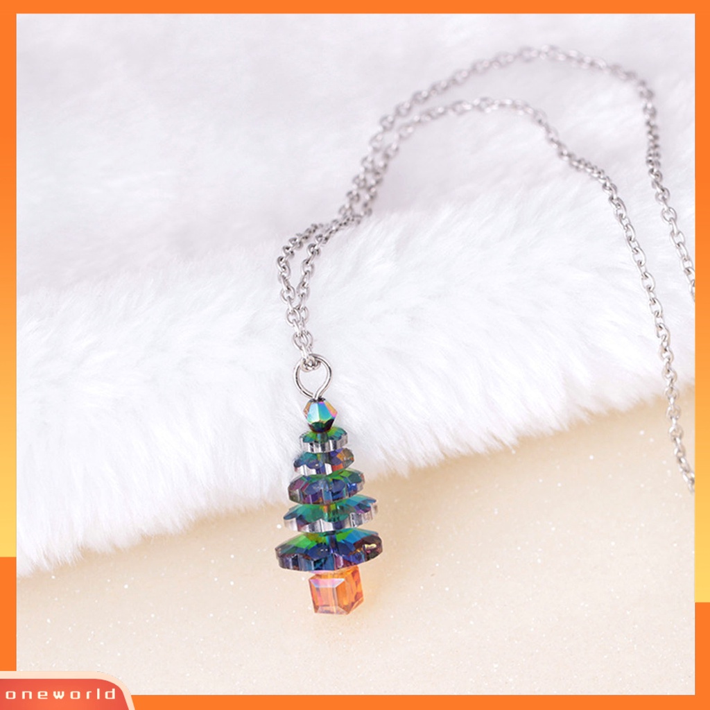 [WOD] Anting Menjuntai Nordic Pengerjaan Halus Bergaya Pohon Natal Kait Anting Kalung Untuk Gadis