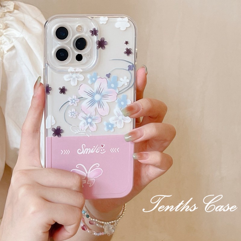 Kompatibel Untuk Iphone14 13 12 11 Pro Max X XR Xs Max8 7 6 6s Plus Se2020Angel Eye Purple Flowers Phone Case