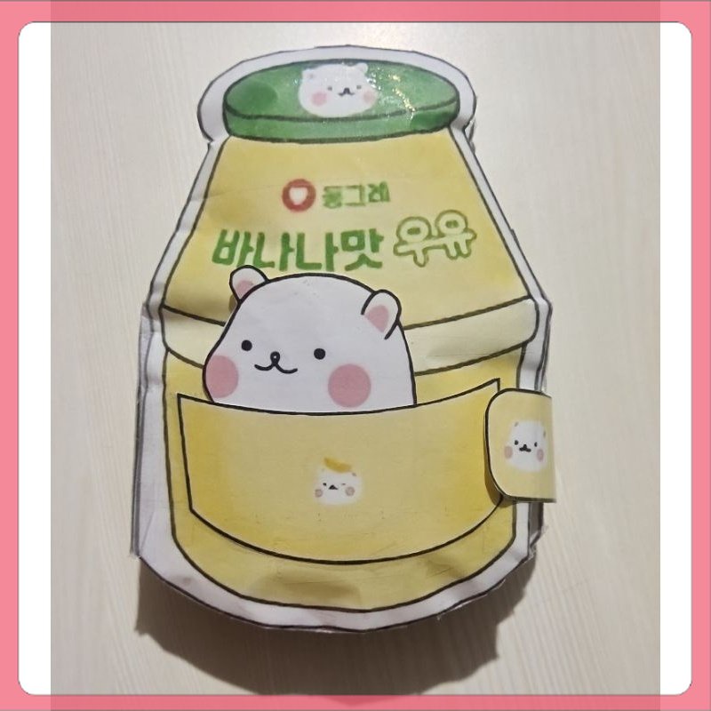 Toca Boneka Kertas Squishy Book Banana Milk Hamster Terpopuler
