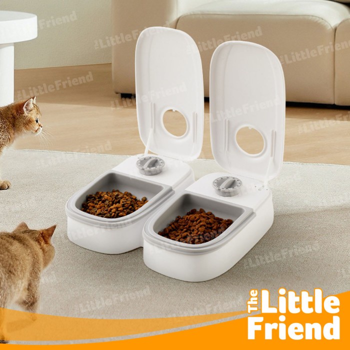 Tempat Dispenser Box Makan Anjing Kucing Smart Pet Feeder Single Timer