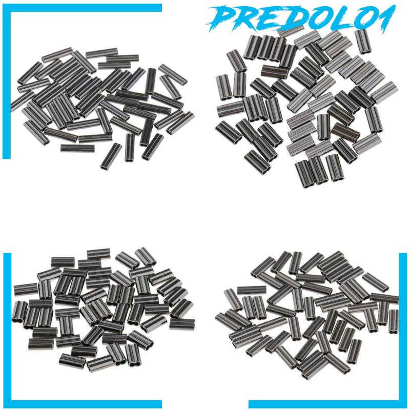 [Predolo1] 200pcs Lengan Laras Ganda Bahan Tembaga Untuk Membuat Rig 0.8/1.0 /1.5 /2.0mm