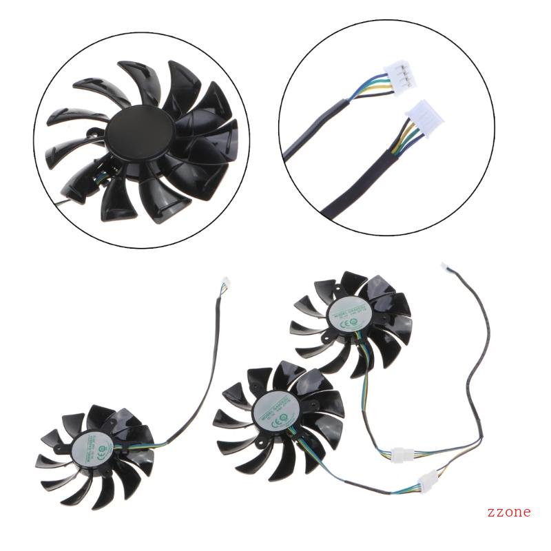 Zzz 3pcs GA92S2U VGA Fan Kartu Grafis Kipas Pendingin Untuk ZOTAC RTX3090 3080 3070 3060ti X-GAMING 4Pin 12V 046a Fan Radiat