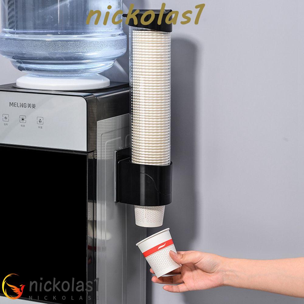 Nickolas1 Cup Dispenser Untuk Water Dispenser Cone Atau Flat Bottom Cups Dustproof Wall Mounted Automatic Cup Remover