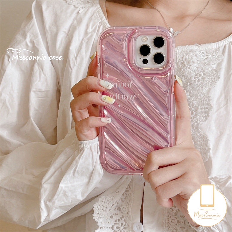IPHONE Luxury Simple Love Alphabet Case Kompatibel Untuk Iphone7 8 6 6S Plus 12 11 13 14 Pro MAX XR X XS MAX SE 2020 Ins Kartu Laser Kreatif 3D Stereo Pola Korgasi Bening Soft Cover