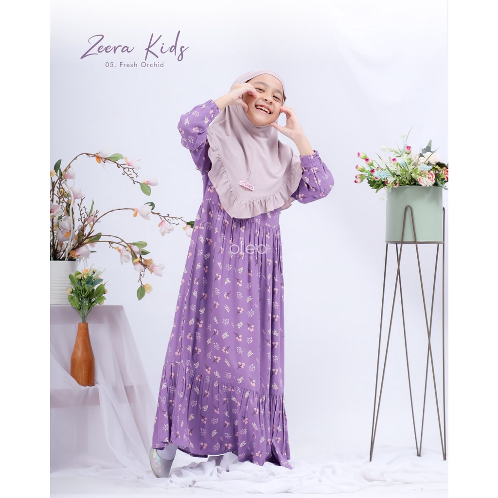 PO Limited Zeera Dress Kids Gamis Anak By Olea