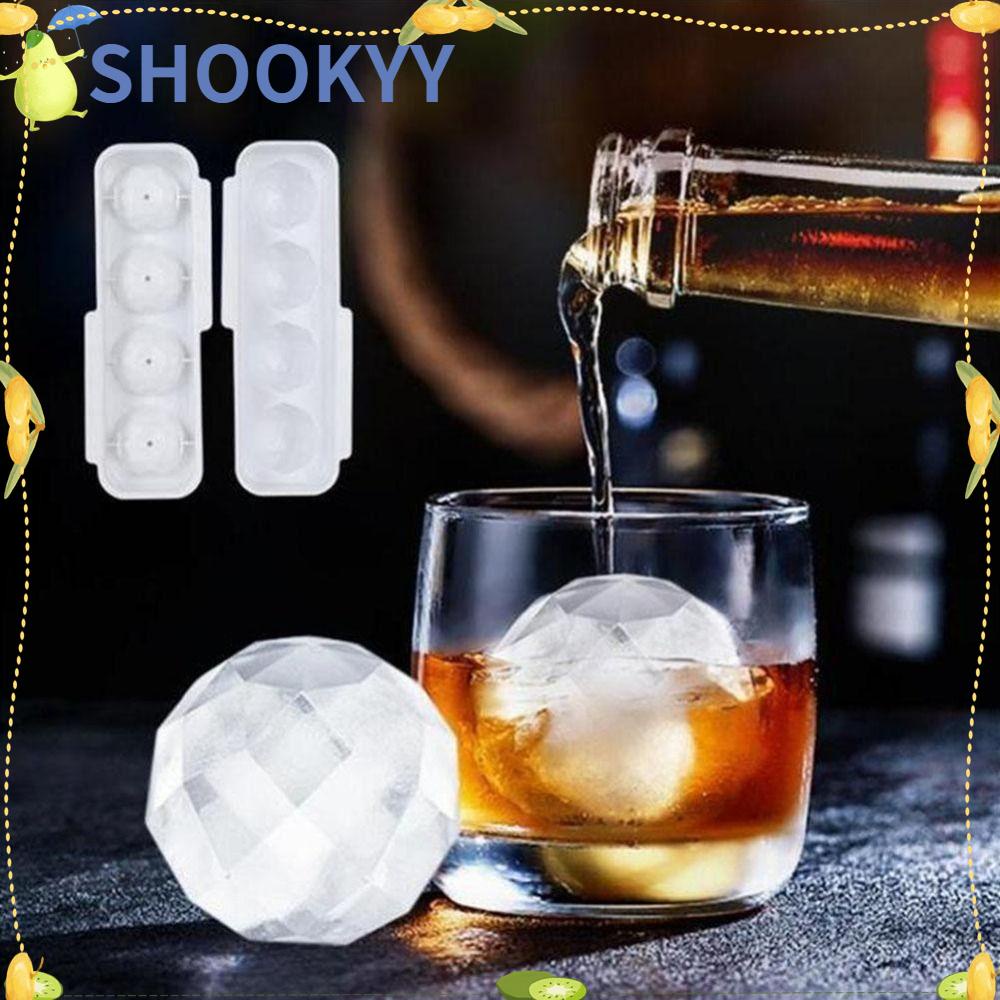 Chookyy Ice Tray Cetakan PP Whisky Es Kompartemen Silikon Ice Cube Tray DIY Maker