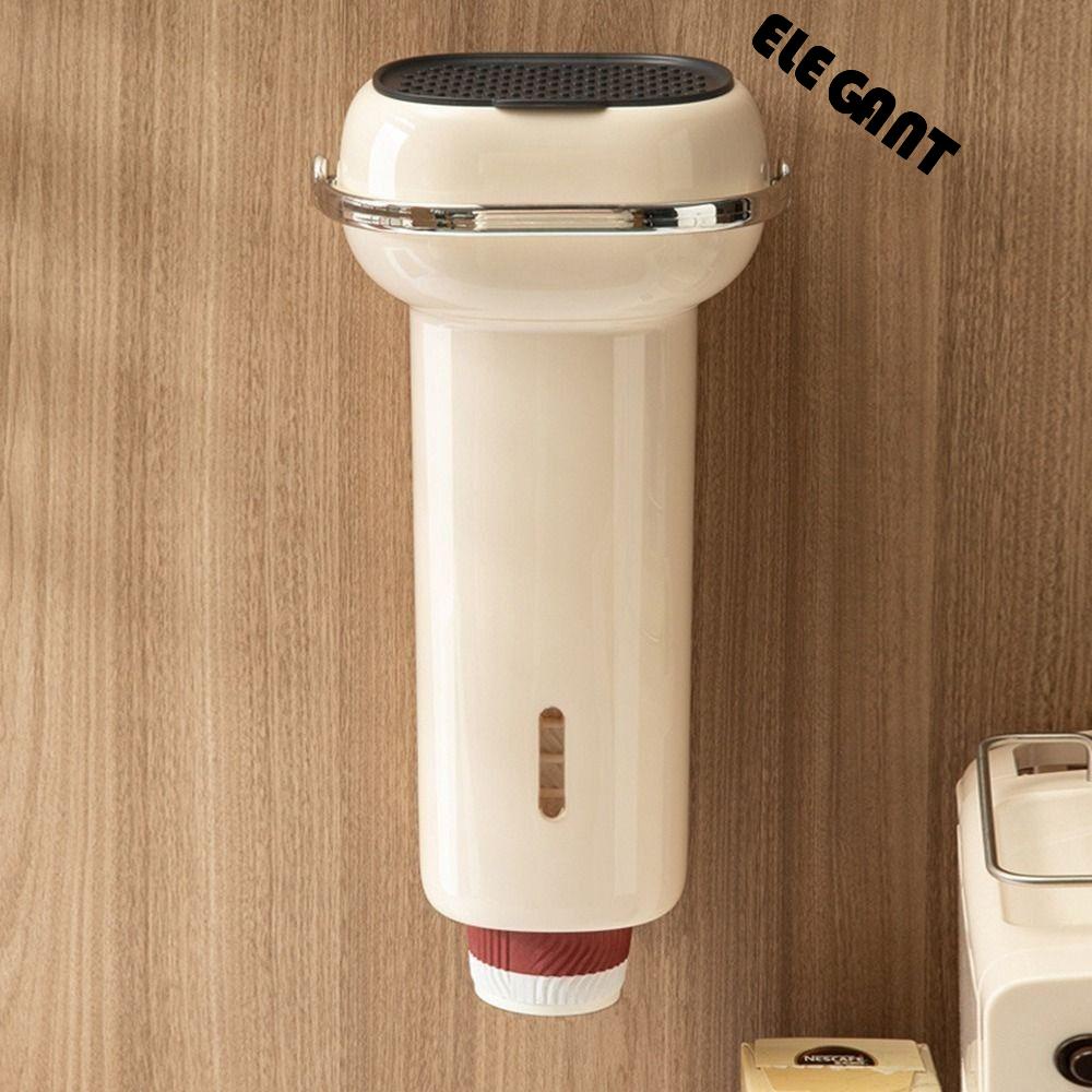 [Elegan] Dispenser Penyimpanan Gelas Tipe Tarik 1Pcs Cangkir Tunggal Kapasitas Besar Automatic Cup Dropper